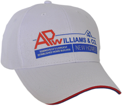 RIGHT FRONT VIEW OF HAT WITH 3D FLEXI WELD LOGO ON CROWN